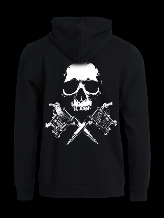 Tattoo Skull Hoodie with zipper