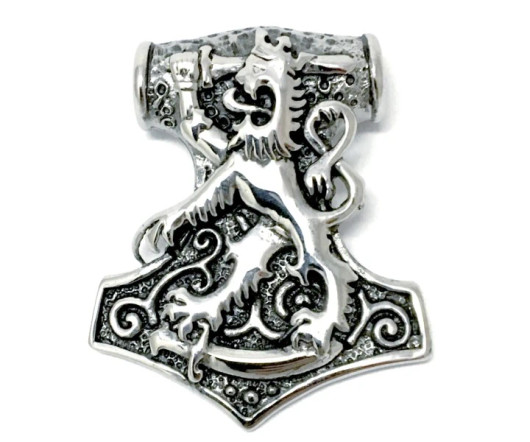Lion Hammer – Steel Pendant