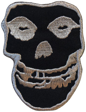 MISFITS Inverted silver skull - Patch