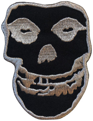 MISFITS Inverted silver skull - Patch