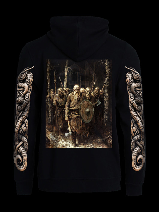 This is our land -hoodie with zipper