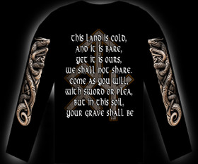 This is our land pitkähihainen paita