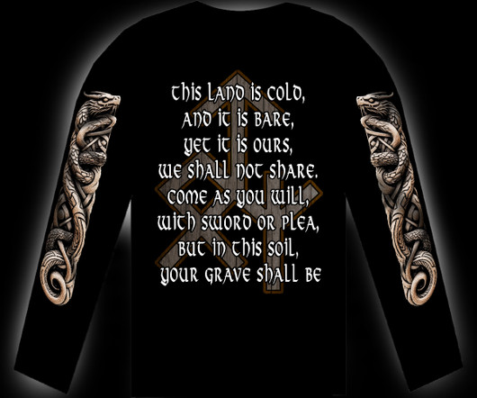 This is our land long sleeve shirt