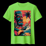 Tiki'n'roll lime green (T-shirt)