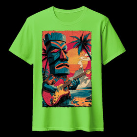 Tiki'n'roll lime green (T-shirt)