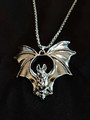 Vampire bat necklace