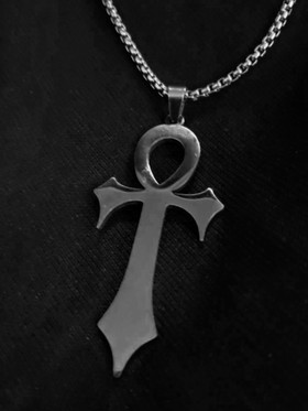 Vampire cross musta riipus