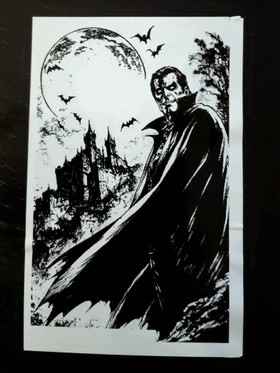 Vampire - vinyl sticker