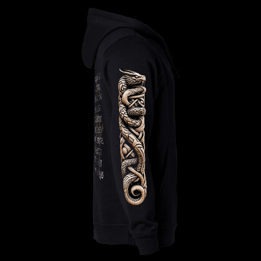 To my daughter -hoodie with zipper