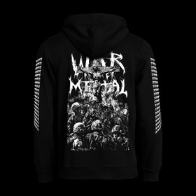 WAR METAL Huppari vetoketjulla