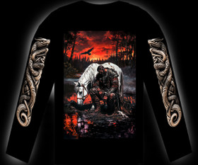 Warrior forever Pitkahihainen paita