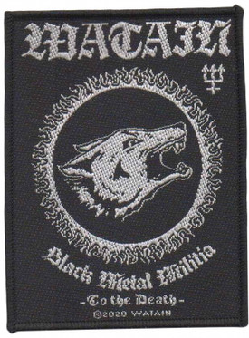 WATAIN Black metal militia - Patch