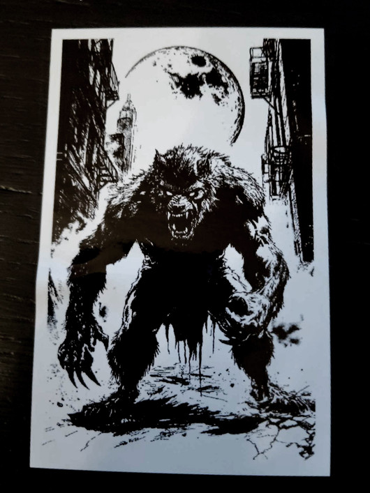 Werewolf - vinyl sticker