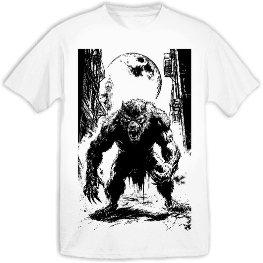 White Werewolf T-shirt