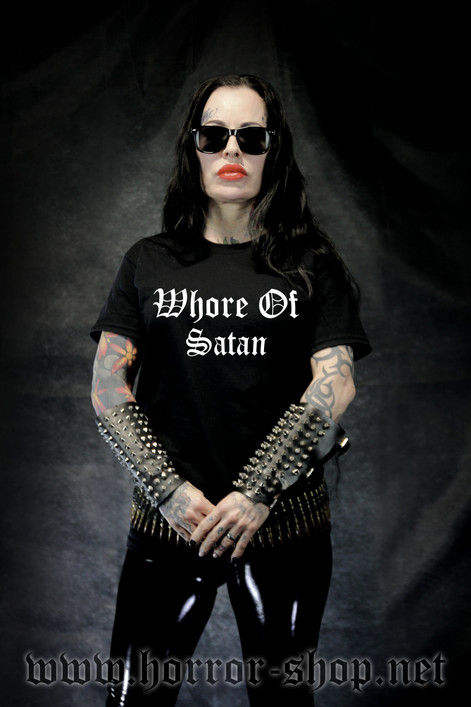 WHORE OF SATAN black  (T-shirt)