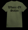 WHORE OF SATAN Army Green (T-shirt)