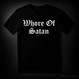 WHORE OF SATAN black  (T-shirt)