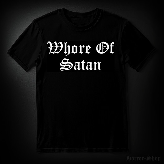 WHORE OF SATAN black  (T-shirt)