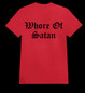 WHORE OF SATAN red (T-shirt)