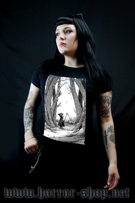 Winter is coming black T-shirt