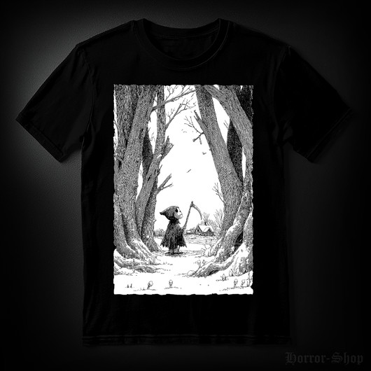 Winter is coming black T-shirt