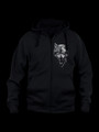 Killer Wolf hoodie with zipper