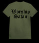 WORSHIP SATAN Army Green (T-shirt)