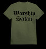 WORSHIP SATAN Army Green (T-shirt)
