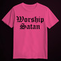 WHOWORSHIP SATAN Pink (T-shirt)