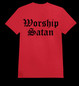 WORSHIP SATAN  red (T-shirt)
