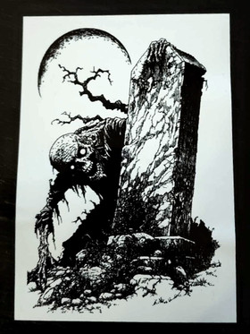 Zombie - vinyl sticker