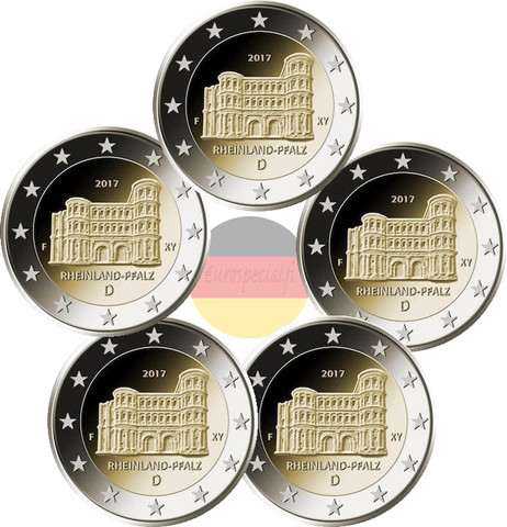 Saksa 2 € 2017 Rheinland-Pfalz A-J 