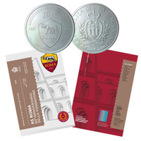 San Marino 10 € 2017 AS Roma 90 vuotta Ag BU