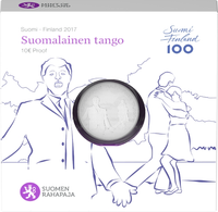 Suomi 10 € 2017 Suomalainen tango Ag Proof