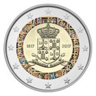 Belgia 2 € 2017 Liégen yliopisto 200 v. väritetty BU