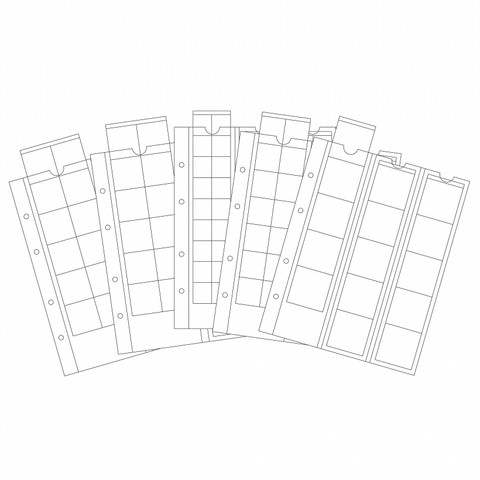 Leuchtturm Optima -välilehti, sekoitus, vaihteleva Ø, kirkas