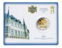 Luxemburg 2 € 2018 Perustuslaki 150 vuotta coincard