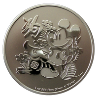 Niue 2 $ 2018 Mikki Hiiri 1oz Ag