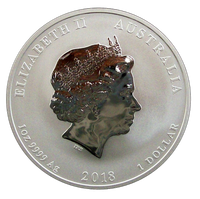 Australia 1 $ 2018 Year of the Dog 1oz Ag