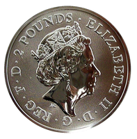 Britannia 2 £ 2018 Year of the Dog 1oz Ag