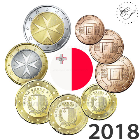Malta 1s - 2 € 2018 BU
