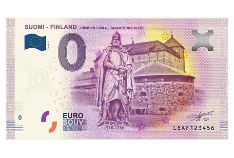 Suomi 0 euro 2018 Hämeen linna - Birger Jarl UNC