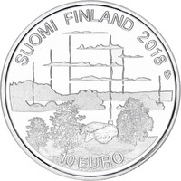 Suomi 10 € 2018 Suomalainen saunakulttuuri, Proof