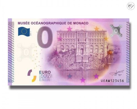 Monaco 0 euro 2018 Merimuseo I UNC (UEAW-2018-1)