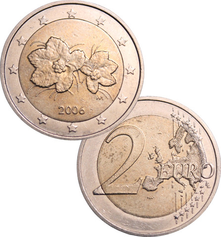 Suomi 2 € 2006/2007 Väärä kartta