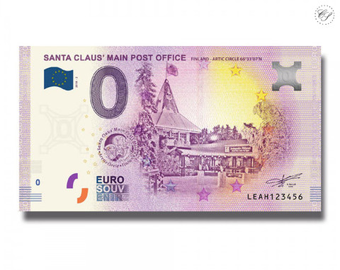 Suomi 0 euro 2018 Joulupukin Pääposti II virheseteli