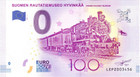 Suomi 0 euro 2017 Suomen Rautatiemuseo I UNC