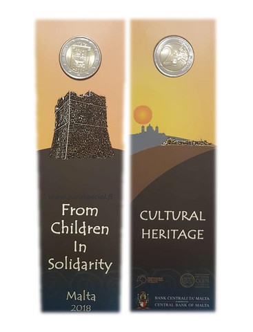 Malta 2 € 2018 Cultural Heritage BU coincard
