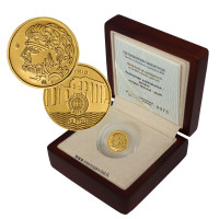 Kreikka 50 € 2018 Poseidonin temppeli Au, Proof