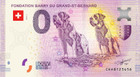 Sveitsi 0 euro 2018 Fondation Barry